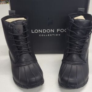 London Fog Black Waterproof Boots